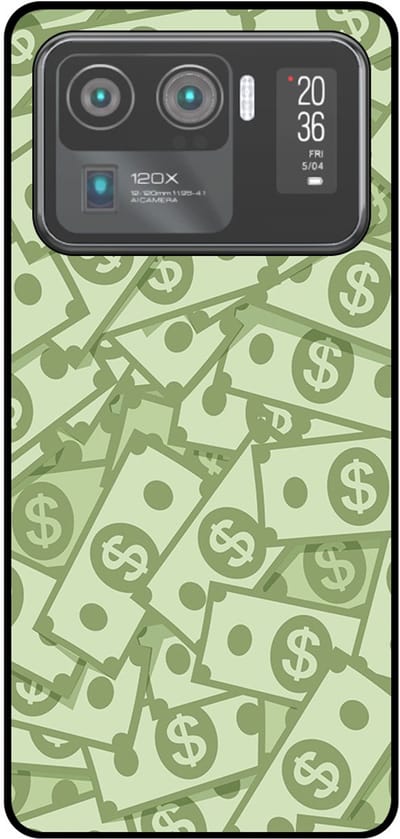 Smartphonica Telefoonhoesje Geschikt voor Xiaomi Mi 11 Ultra met Geld Opdruk - TPU Backcover Case With Money Design geschikt voor Xiaomi Mi 11 Ultra