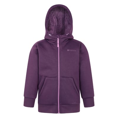 Mountain Warehouse Kinder/Kids Alpine II Full Zip Hoodie (Paars)