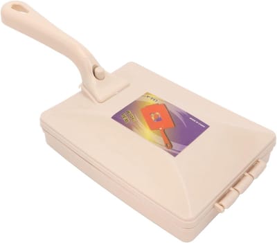 Tapijtafvalveger met Comfortabel Handvat en Dubbele Rolborstel - Voor Tafel, Desktop en Huisdierenhaar - PP-materiaal - Efficiënte Reiniging van Tapijten