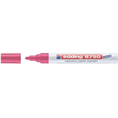 VILTSTIFT EDDING 8750 LAK INDUSTRY ROND 2-4MM ROOD 1 STUK