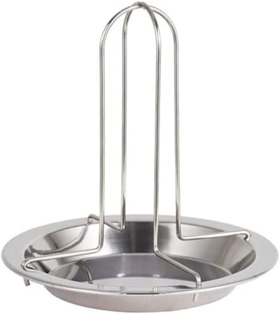 Roestvrijstalen grill, kalkoen barbecuestandaard en bakplaat, buitenkamp, verdikte barbecue, kip bakplaat, keuken en outdoor gereedschap-Stijl 1