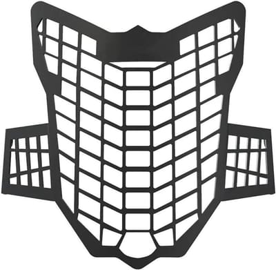 Radiator Beschermer - Grille Protector - Motorfiets Koeling - Roestvrij Staal - 500 Gram - Zwart