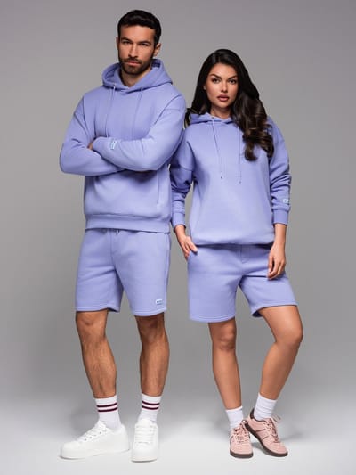 OMBRE Set - Loose Fit - Katoen - Effen Lavendel U1 (XS-S)