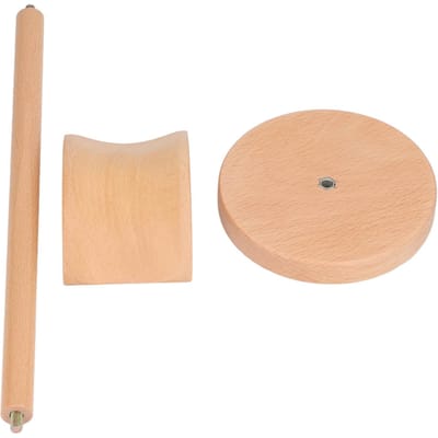 Hoofdtelefoonhouder Desktop Hout Hoofdtelefoon Display Standaard Afneembare Beuken Headset Standaard beige