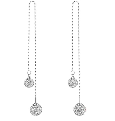 Zilver- doorsteek- strass -zilverkleur- 15 cm- feestelijk- Charme Bijoux