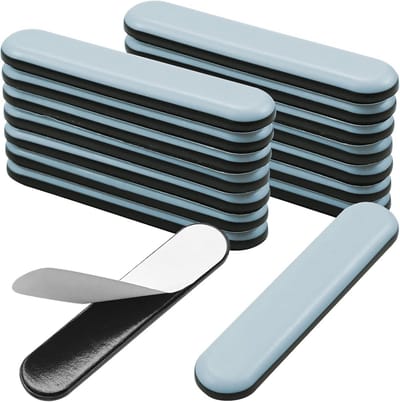 Verzameling van 36 Teflon glides 16 x 75 mm voor meubels en stoelen