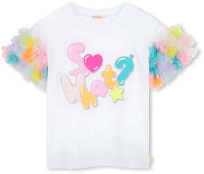 Billieblush U20927 T-shirt Met Korte Mouwen Wit 12 Years Meisjes