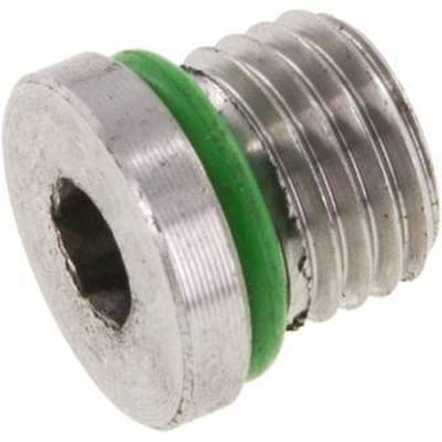 Plug UNF 7/16''-20 RVS FKM met interne zeskant 630bar (8851.5psi)