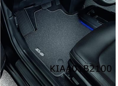 Kia EV6 Mattenset (4x) velours tekst "EV6" Origineel! CV143ADE00