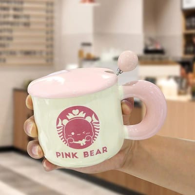Creatieve Keramische Starbuck Stijl Keramische Beker Stel Amerikaanse Mok Slaapzaal Waterbeker Huishoudelijke Koffiekop Cadeau 401-500ml white
