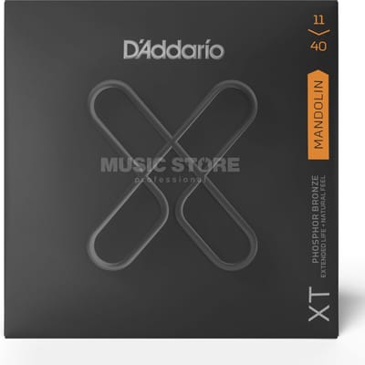 D'Addario XTM1140 Mandoline Snaren (11-40) Phosphor Bronze, Medium