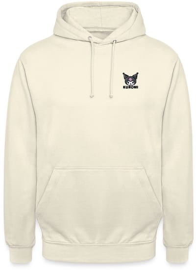 Kuromi Geborduurd Portret Hoodie Unisex