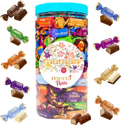 merci Petits chocolat - "merci Maman" - cadeau pour la fête des mères - 700g