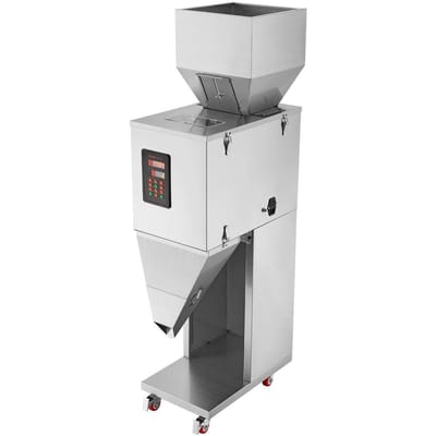 Machine de remplissage de particules, 0,044-6,6 lbs/20-3000 g, Machine de remplissage automatique avec pédale, Machine de remplissage pesage en acier inoxydable, Remplisseuse peseuse pour