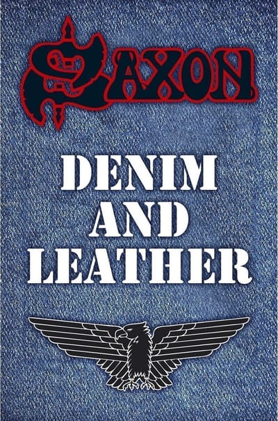 Saxon Textiel Poster Flag Denim & Leather Multicolours