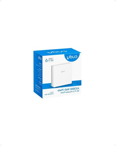 Wi-Fi 6 Access Point - Draadloos Netwerk Wifi Versterker - Netwerk Uitbreiden - Wandmontage Ontwerp - 60 m² bereik - Wit