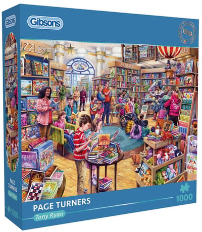 Gibsons legpuzzel Page Turners 1000 stukjes nostalgie.