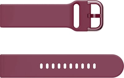 Siliconen bandje - geschikt voor Huawei Watch GT Runner 2 / GT 2(e) 46 mm / GT 3 / 4 / 5 (Pro) 46 mm / Watch 3 (Pro) / Watch 4 (Pro) / GT 6 (PRO) 46mm - bordeauxrood