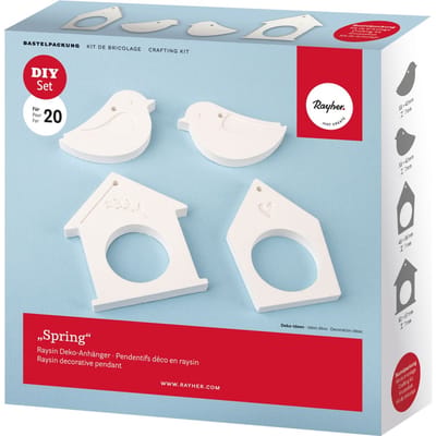 Siliconen gietvormset decoratieve hanger "Spring, 4 motieven"