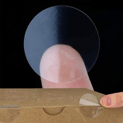 200-500 Stuks Transparante Zelfklevende Verzegelingsstickers 2Cm2.5Cm3Cm Rond Transparant Cadeauverpakking Verzegelingslabels
