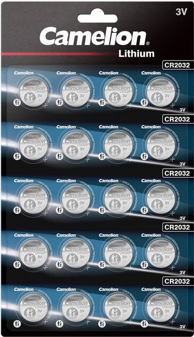 Camelion CR2032 3V Lithium knoopcellen - 20 stuks