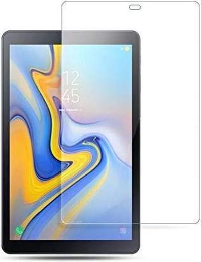 Ntech Screenprotector Geschikt voor Samsung Galaxy Tab A 10.5 2018 SM T590 / T595 Screenprotector 0.3mm HD clarity Hardness Tempered Glass - Zwart