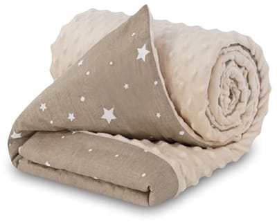 Zachte Babydeken 75x100 cm - Ademend Knuffeldeken voor Wieg, Kinderwagen en Reis - All-season Pluche Dekentje