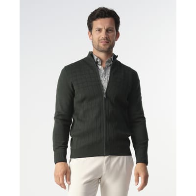 Campbell Vest Heren Donkergroen