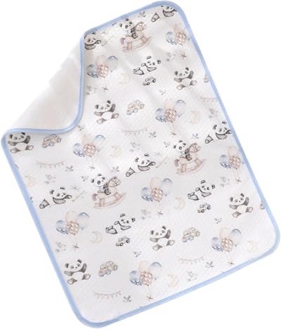 Aankleedmat - Verschoningsmat - Baby verzorgen - Veilige lekbescherming - 70 x 50 cm - Panda
