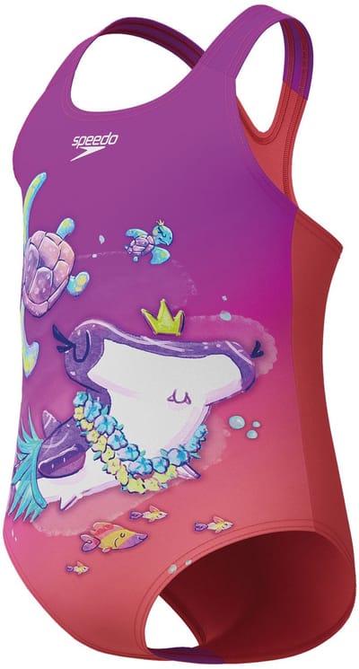1-delig meisjes zwempak Speedo Placem Print