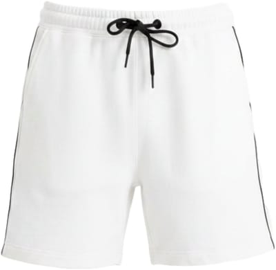 OMBRE Korte Broek - Regular Fit - Katoen - Gestreept Wit S