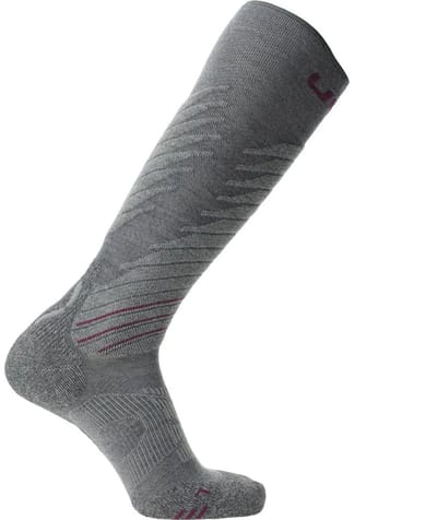 Skisok UYN Women One Comfort Fit Grey/Purple-Schoenmaat 37 - 38