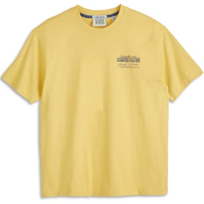 Scotch & Soda Ss Graphic Tee Raffia Taglia: S | T-shirt stampate Outlet | Uomo