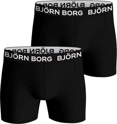 Björn Borg Bamboo Cotton Blend boxers - heren boxers normale lengte (2-pack) - multicolor