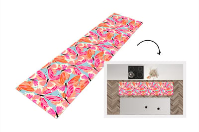 Keukenloper - Loper keuken - Vlinders - Vliegen - Patronen - 200x50 cm - Keukenloper vinyl