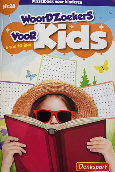 Denksport - Woordzoekers voor kinderen - 6-10 jaar - Denksport junior - Puzzelboek - Puzzels kinderen - Woordzoeker - Denksport puzzelboekjes