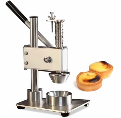 Eiercake Vormer - Bakvorm Machine - Perfecte Taartjes - Roestvrij Staal - 71x49x20mm Binnenmaat - Zilver