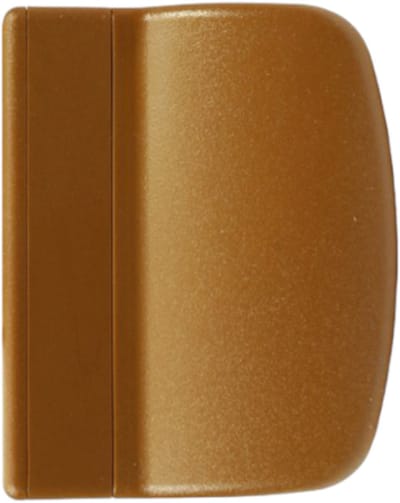 DOMINO Balkongreep 55x70 mm - Gouden Eik RAL 8003 - Duurzame weersbestendige kunststof trekgreep voor terrasdeuren