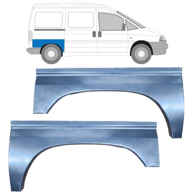 Reparatiepaneel achterspatbord voor Fiat Scudo 1994-2007 / Links + Rechts / Set