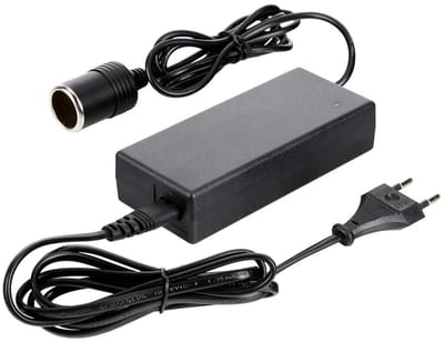 Lampa 220-240V naar 12V Converter 6A – Omvormer voor Koelbox, Ventilator, Verlichting en 12V Apparaten met 340 cm Kabel