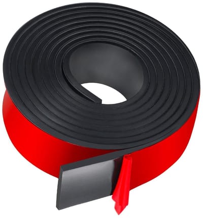 Dailygoody - Rubberen strips - Zelfklevend - Ideaal voor afdichtingen - Zwart - Vloerbedekking - Isolatie - Perfect voor doe-het-zelf projecten