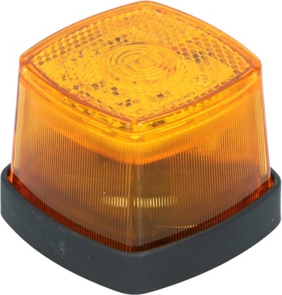 Carpoint LED Markeringslamp Oranje - 12-24V - E-Keur - Eenvoudig te monteren - Incl. bevestigingsmateriaal & aansluitkabels - 50x50x45mm (LxBxH)