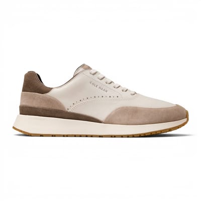 Cole Haan GrandPro Luxe Mile Trainer Bruine Leren Sneakers voor Heren - C44518
