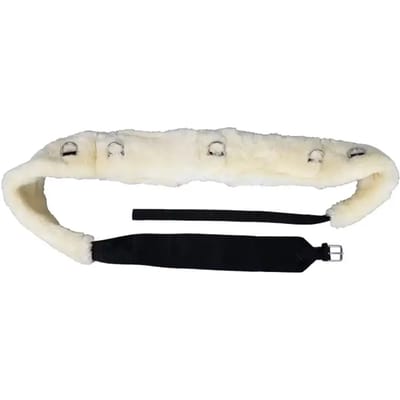 Kentucky Horsewear - Sheepskin Nylon stapmoelen singel full zwart
