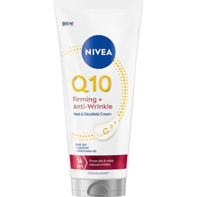 Nivea Q10 Serie - Verstevigende + Anti-Rimpel Crème voor Hals & Borst - 200ml - Energiegevend