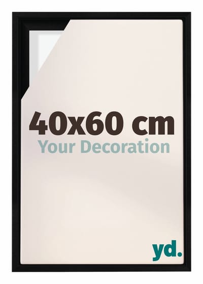 Your Decoration - Baklijst 40x60 cm - Zwart Mat - Baklijst voor Canvas - MDF - Lyon
