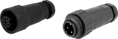 400V kabelverbinder - Male + Female - 4-aderig - IP67