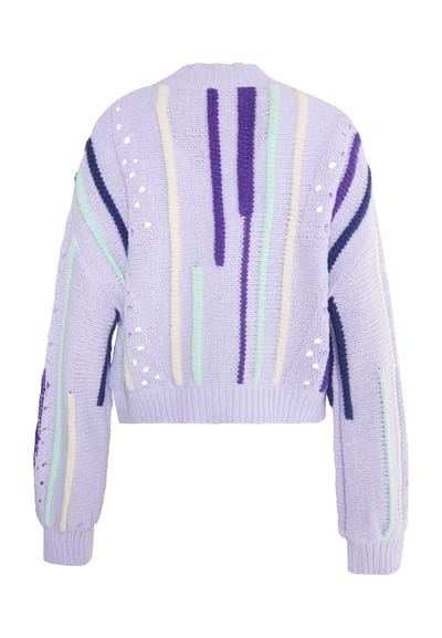 IZIA Vest Dames Lichtpaars veelkleurig