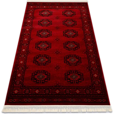 Kleden Rugsx ORIENT 6871 tapijt bordeauxrood / zwart Frame, 100x200 cm