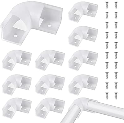 Lichtstripverbindingen - 12 Stuks L-vormige Connectoren voor Alu Strips